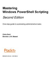 book Mastering Windows PowerShell Scripting [2nd ed.]