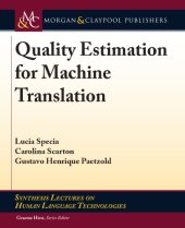 book Quality estimation for machine translation