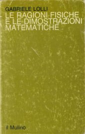 book Le ragioni fisiche e le dimostrazioni matematiche