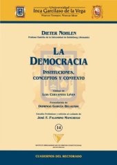 book La democracia. Instituciones, conceptos y contexto