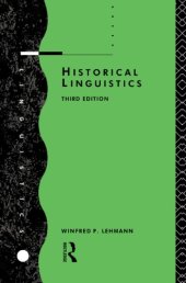 book Historical Linguistics: an introduction