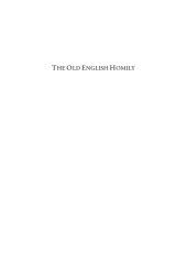 book The Old English Homily: Precedent, Practice, and Appropriation