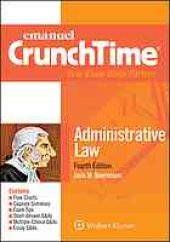 book CrunchTime: Administrative law