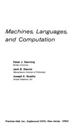 book Machines, Languages, and Computation