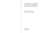 book Aesthetics and the Sciences of the Mind