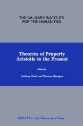 book Theories of Property: Aristotle to the Present