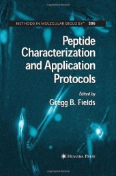 book Peptide Characterization and Application Protocols