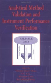 book Analytical method validation and instrument performance verification