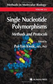 book Single Nucleotide Polymorphisms: Methods and Protocols