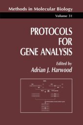 book Protocols for Gene Analysis