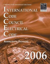 book 2006 International Code Council Electrical Code Administrative Provisions: Softcover Version