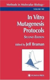 book In Vitro Mutagenesis Protocols