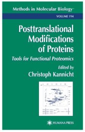 book Posttranslational Modifications of Proteins. Tools for Functional Proteomics