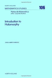 book Introduction to Holomorphy