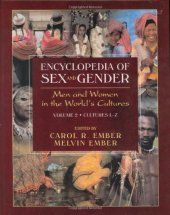 book Encyclopedia of Sex and Gender. Men and Women in the World’s Cultures