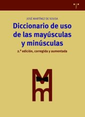 book Diccionario de Uso de las Mayúsculas y Minúsculas