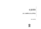 book O Justo ou a essência da justiça