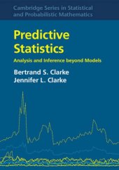 book Predictive Statistics Analysis and Inference Beyond Models