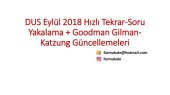 book DUS Hızlı Tekrar Soru Yakalama-Goodman Gilman- Katzung Güncellemeleri