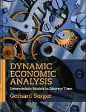 book Dynamic economic analysis : deterministic models in discrete time