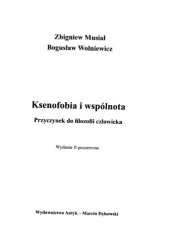 book Ksenofobia i wspolnota