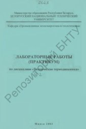 book Лабораторные работы (практикум) по дисциплине "Техническая термодинамика" для студентов теплоэнергетических специальностей в 4 ч. Ч. 2 Реальный газ