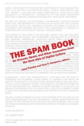 book The Spam Book: On Viruses, Porn, and Other Anomalies From the Dark Side of Digital Culture