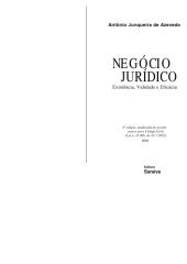 book Negócio Jurídico - existência, validade e eficácia