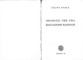 book Indirizzi per una educazione razziale