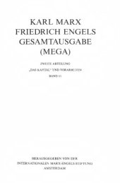 book MEGA² II.11 Karl Marx Manuskripte zum zweiten Buch des Kapitals 1868 bis 1881