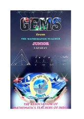 book AMTI GEMS Junior 1 from The Mathematics Teacher Bhaskara Contest Math Olympiad Foundation Compiled Edited by V Seshan for PRMO RMO INMO IMO