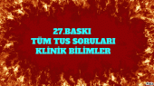 book Tüm Tus Soruları Klinik Bilimler (Dahiliye-Pediatri-Genel Cerrahi-Küçük Stajlar-Kadın Doğum)