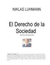 book El Derecho de la Sociedad