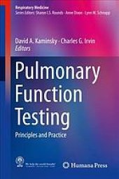 book Pulmonary Function Testing: Principles and Practice