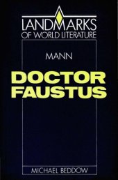 book Thomas Mann: Doctor Faustus