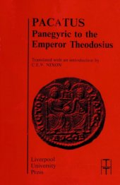 book Panegyric to the Emperor Theodosius