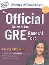 book The official guide to the GRE general test