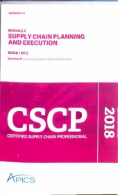 book APICS CSCP Certified Supply Chain Professional Module 2 Part 1 Supply Chain Planning And Execution