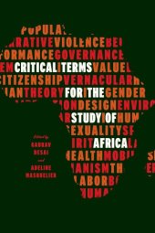 book Critical Terms for the Study of Africa