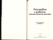 book Psicanálise e Política: Uma Nova Leitura do Populismo