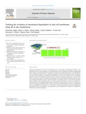 book Tracking the evolution of mechanical degradation in fuel cell membranes using 4D in situ visualization [article]