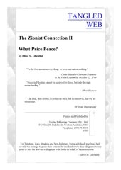 book The Zionist Connection (Part-2) What Price Peace ?