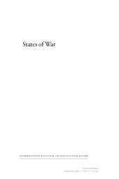 book States of war : Enlightenment origins of the political