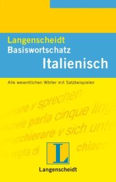 book Langenscheidt Basiswortschatz Italienisch