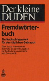 book Der kleine Duden. Fremdwörterbuch - Ein Nachschlagewerk für den täglichen Gebrauch