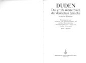 book DUDEN Das große Wörterbuch der deutschen Sprache in sechs Bänden Band 4: Kam-N