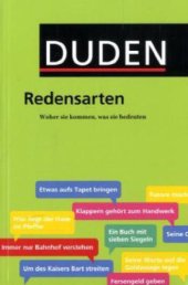 book Duden - Redensarten - Wo sie herkommen, was sie bedeuten