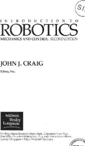 book Introduction to Robotics Mechanic and Control