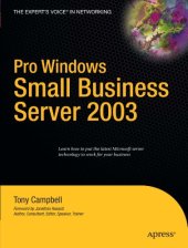 book Pro Windows Small Business Server 2003