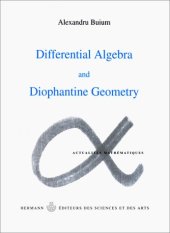 book Differential algebra and diophantine geometry 